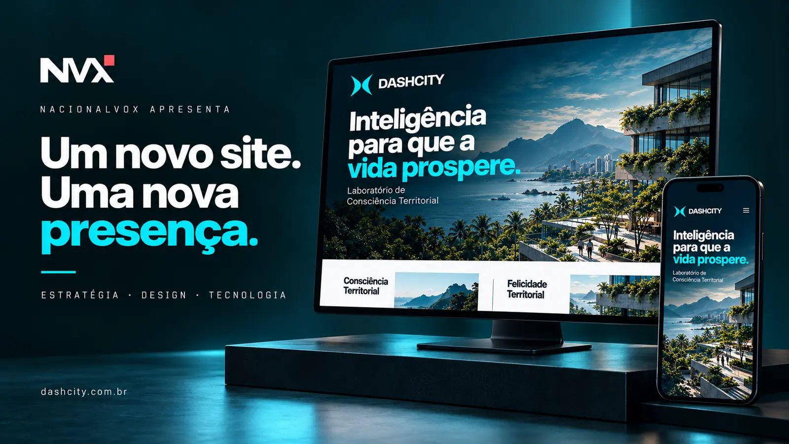 NVX – Nacionalvox desenvolve novo site da DASHCiTY