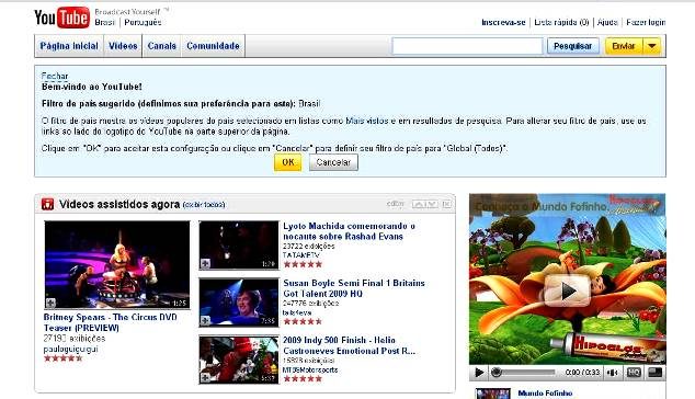 Youtube como revolução de mídia gratuita