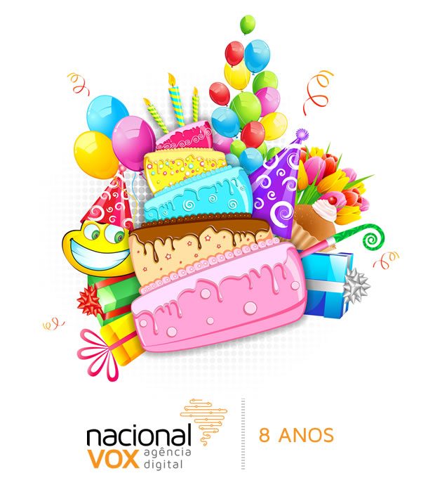 Hoje é dia de festa: NacionalVOX completa 08 anos de história!