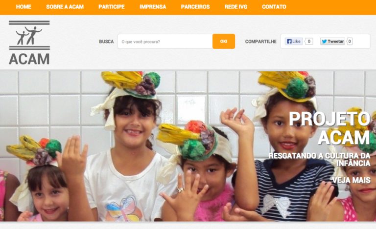 NacionalVOX doa site para ACAM – Associação de Amigos da casa da Criança e do Adolescente do Morro