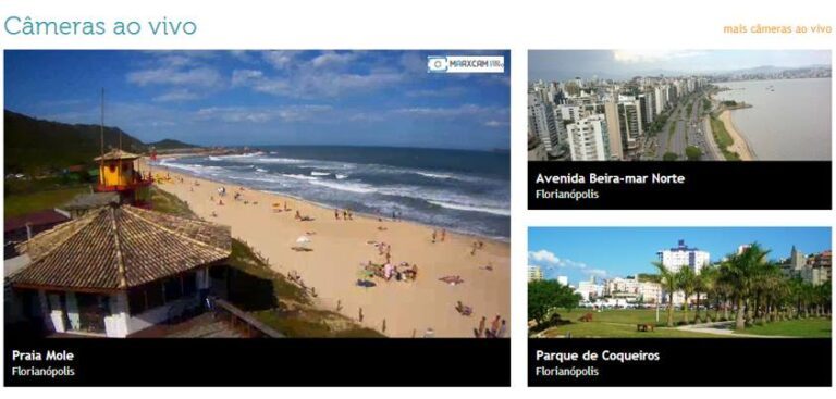 Portal DeOlhoNaIlha lança aplicativo para smartphones e seção de câmeras ao vivo