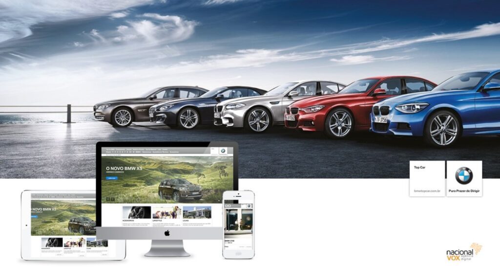 NacionalVOX cria e desenvolve o site da Top Car BMW em parceria com a Sambba