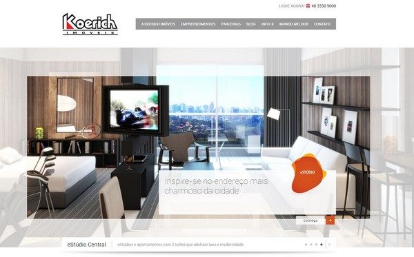 NacionalVOX cria e desenvolve o novo site do Koerich Imóveis