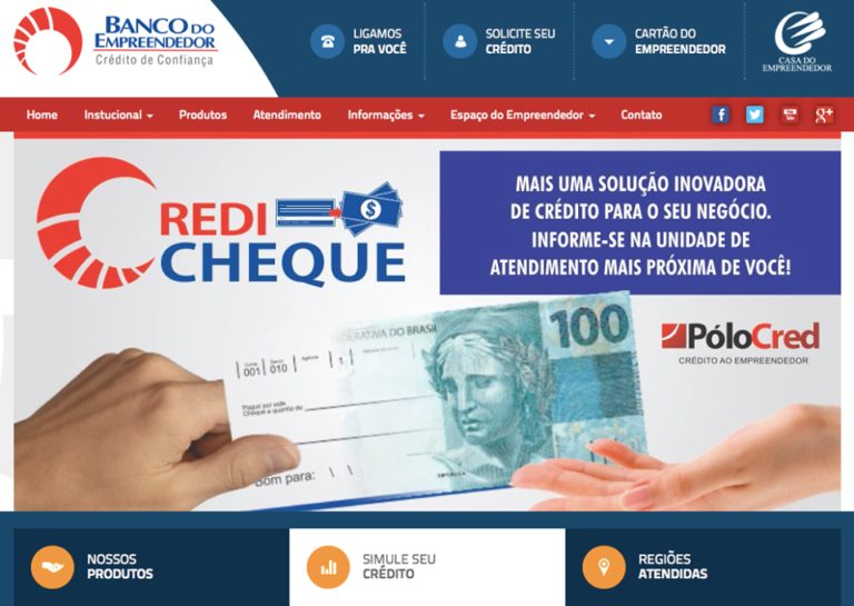 Novo site do Banco do Empreendedor tem assinatura da NacionalVOX