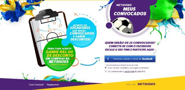 Netshoes ‘transforma’ fãs em treinadores da Seleção Brasileira