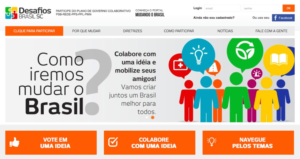 NacionalVOX cria e desenvolve plataforma colaborativa ‘Desafios Brasil SC’
