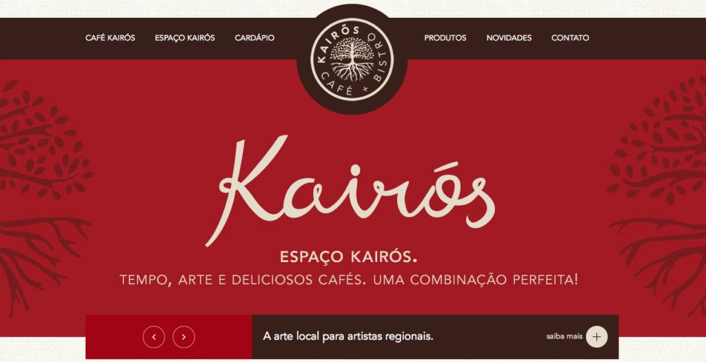 Café Kairós conta com novo site