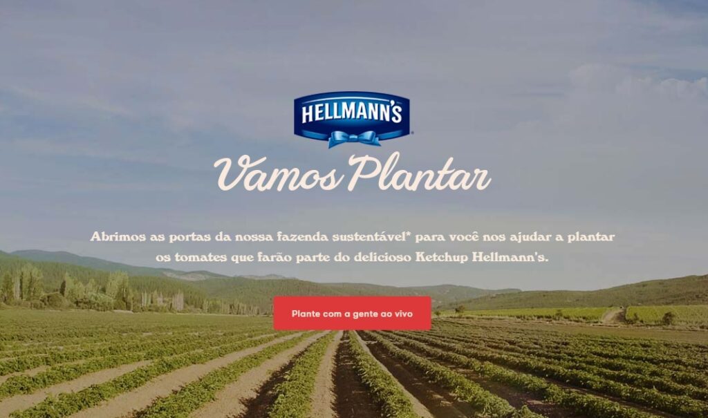 Visite uma fazenda de tomates da Hellmann’s em tempo real!