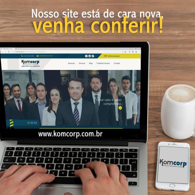 Criação e desenvolvimento de novo site para empresa de contabilidade.