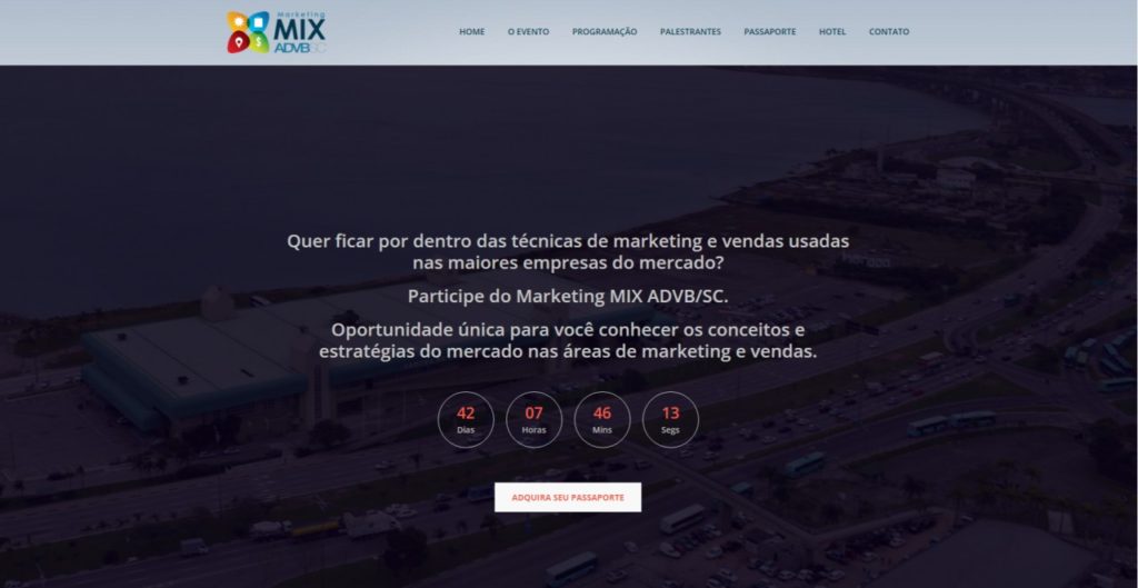 NacionalVOX cria e desenvolve hotsite do evento Marketing MIX ADVBSC