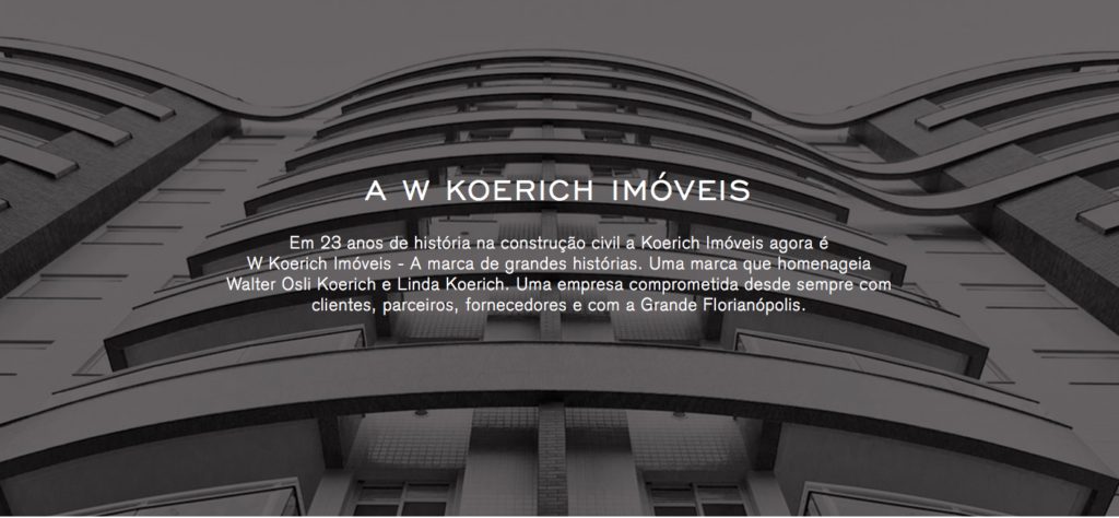 Em parceria com a 9mm, Nacionalvox – NVX cria e desenvolve novo site da W Koerich Imóveis
