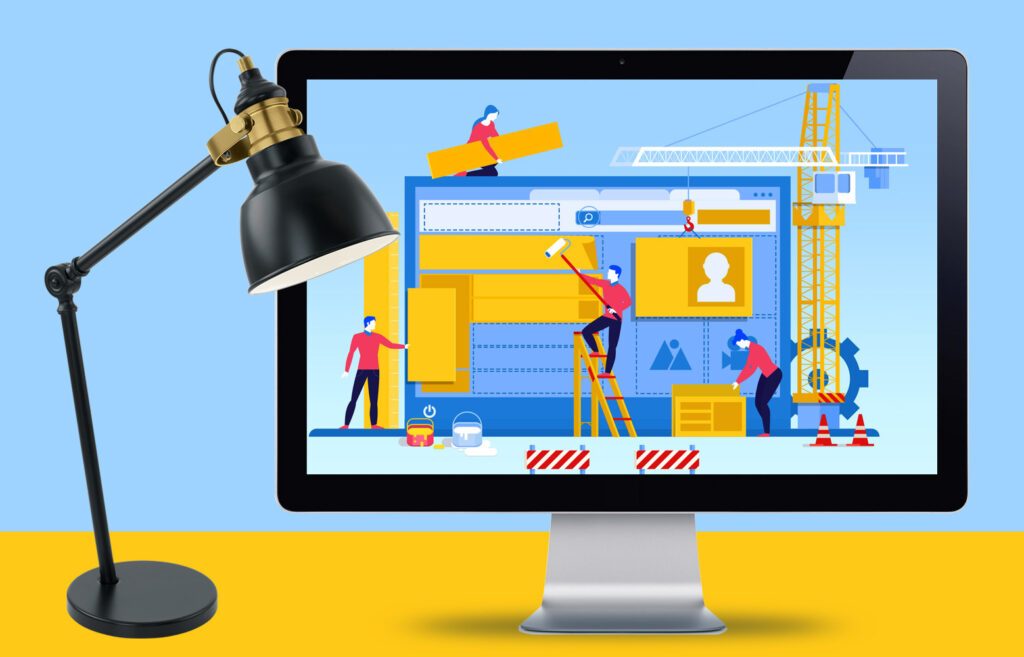 ALGORITMO PARA CRIAR UM SITE USANDO UM CONSTRUTOR DE SITES