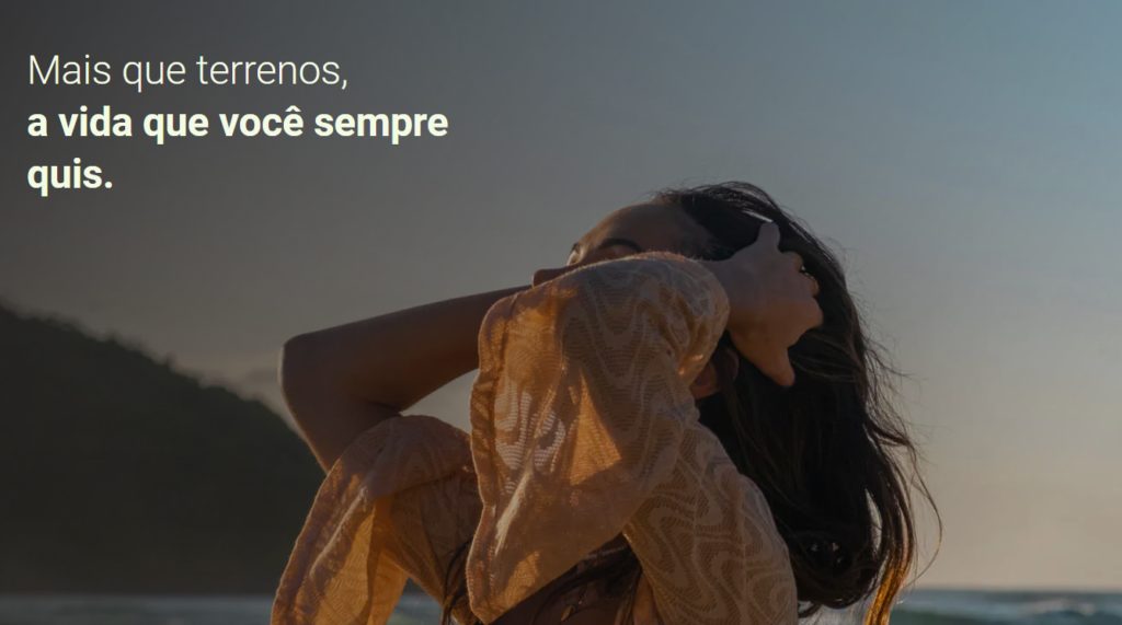 Hotsite para o Loteamento Reserva do Lago, o novo empreendimento da Costa Sul Urbanismo, em Imbituba